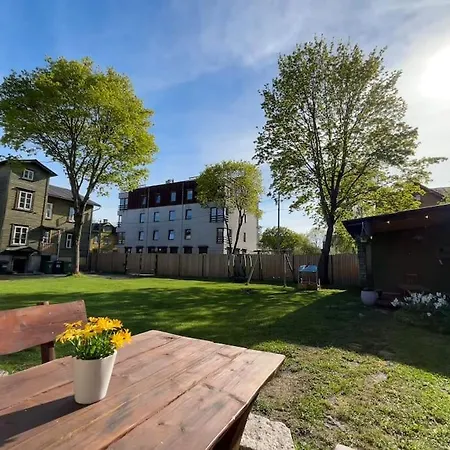 Garden Next To Telliskivi & Old Town Tallin